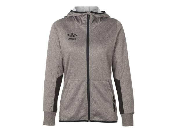 UMBRO Core Tech Hood Zip W19 Mörkgrå 42 Luvtröja med  dragkedja dam 